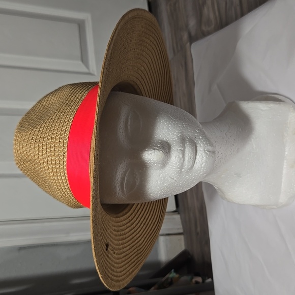 Cute summer hat NWT Hot Pink Ribbon - Picture 2 of 14